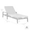 Armen Living Grand Outdoor Patio Adjustable Chaise Lounge Chair in Aluminum with Gray Cushions 840254332713 - alternate 10